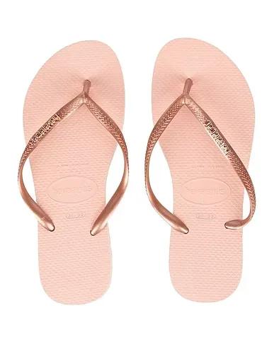 Pastel pink Flip flops