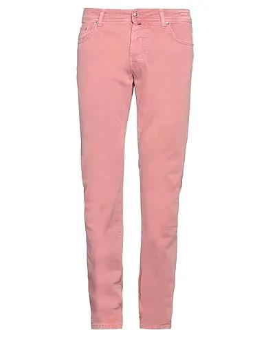 Pastel pink Gabardine 5-pocket