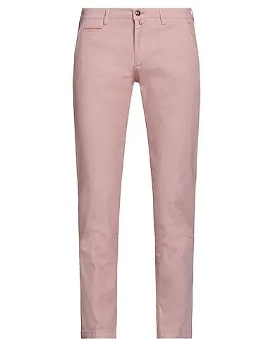 Pastel pink Jacquard Casual pants