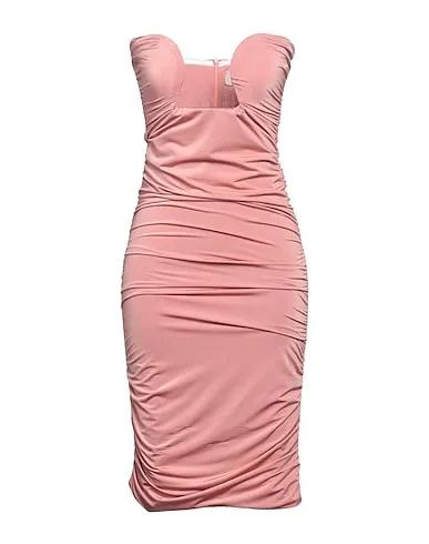 Pastel pink Jersey Midi dress
