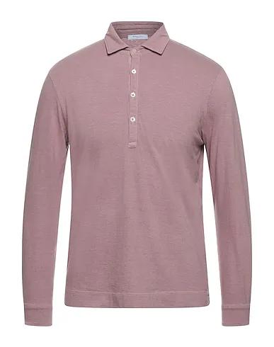 Pastel pink Jersey Polo shirt
