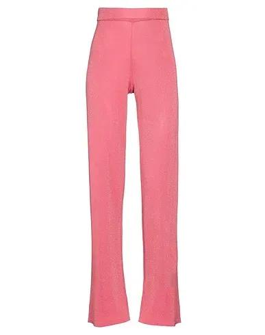 Pastel pink Knitted Casual pants