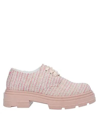 Pastel pink Laced shoes