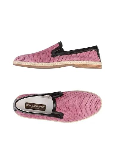 Pastel pink Leather Loafers
