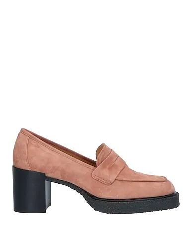 Pastel pink Leather Loafers