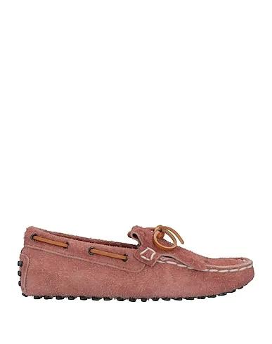 Pastel pink Leather Loafers