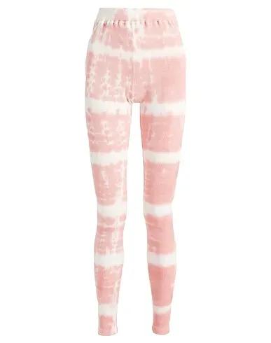 Pastel pink Pile Casual pants