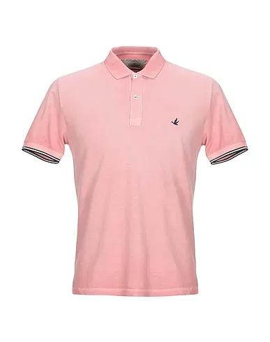 Pastel pink Piqué Polo shirt