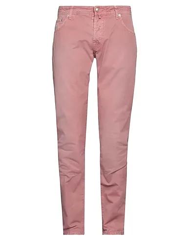 Pastel pink Plain weave 5-pocket