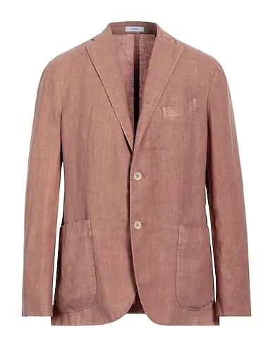 Pastel pink Plain weave Blazer
