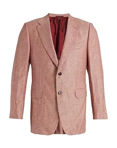 Pastel pink Plain weave Blazer