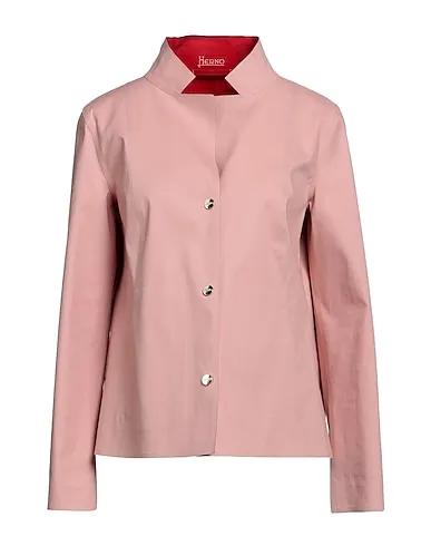 Pastel pink Plain weave Jacket