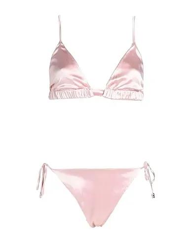 Pastel pink Satin Bikini