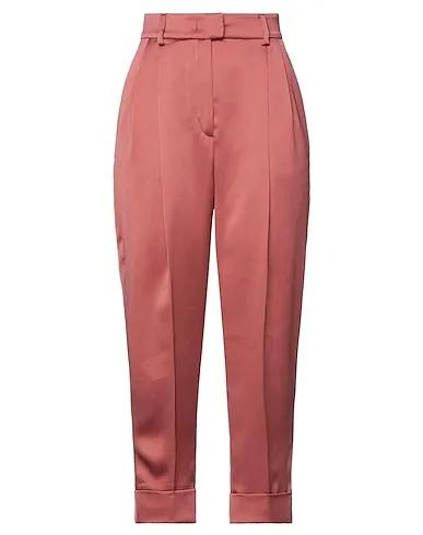 Pastel pink Satin Casual pants