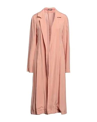 Pastel pink Satin Full-length jacket