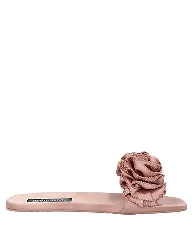 Pastel pink Satin Sandals