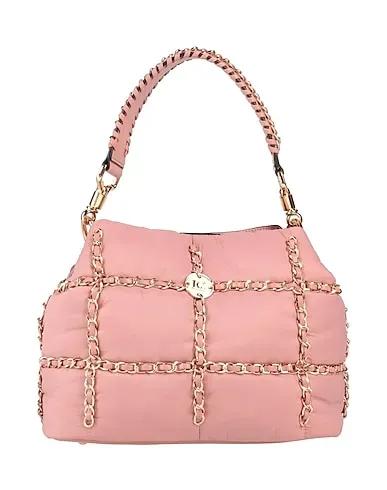Pastel pink Techno fabric Handbag