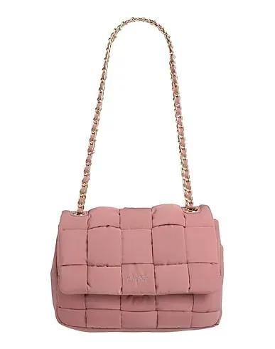 Pastel pink Techno fabric Shoulder bag