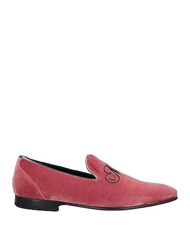 Pastel pink Velvet Loafers