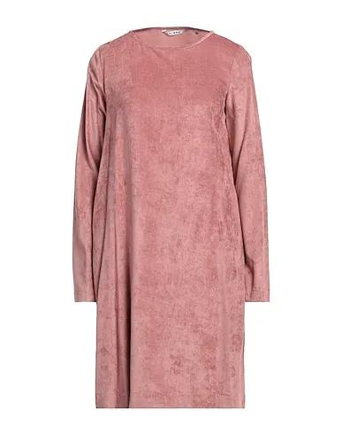 Pastel pink Velvet Short dress