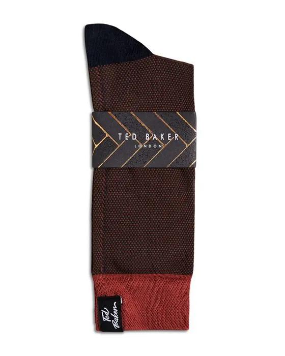 Patterned Crew Socks 