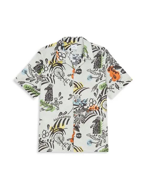 Paul Smith Short Sleeve Print Shirt