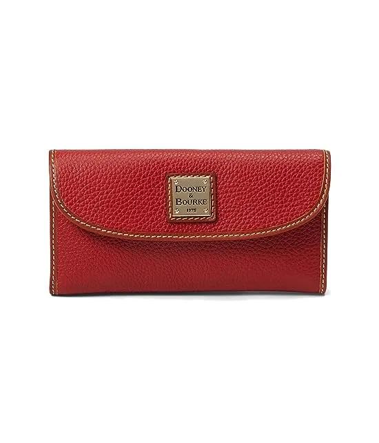 Pebble Leather New SLGS Continental Clutch