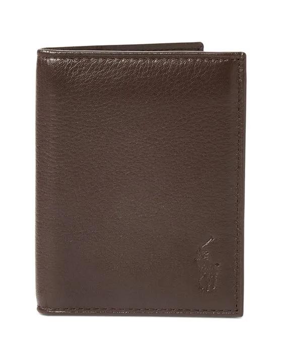 Pebbled Leather Billfold