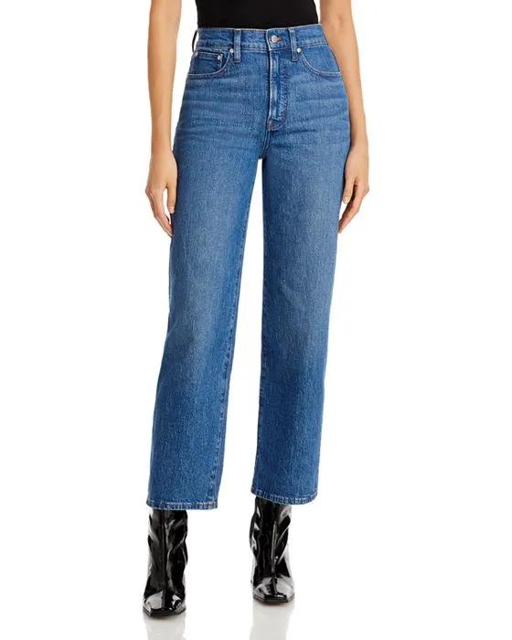 Perfect Vintage High Rise Wide Leg Jeans in Leifland Wash