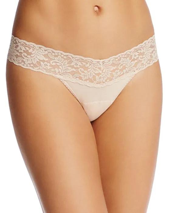 Petite Cotton with a Conscience® Low-Rise Thong