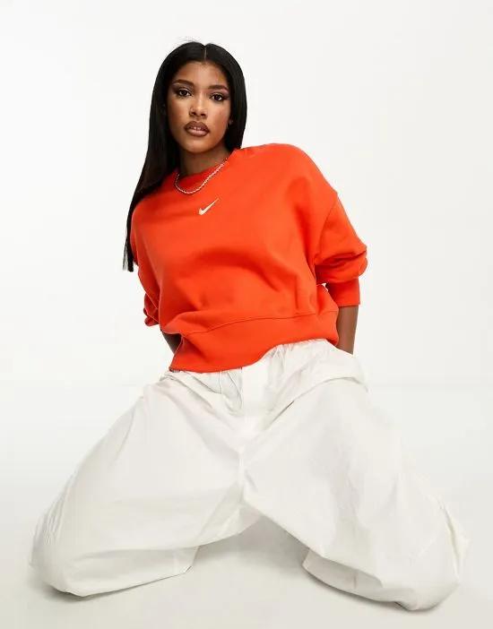 Phoenix fleece sweatshirt in red