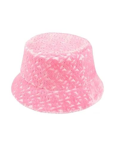 Pink Bouclé Hat
