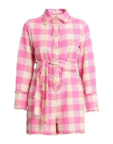 Pink Bouclé Jumpsuit/one piece