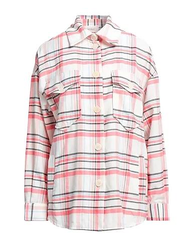 Pink Cotton twill Checked shirt