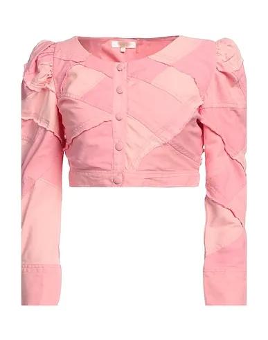 Pink Cotton twill Jacket