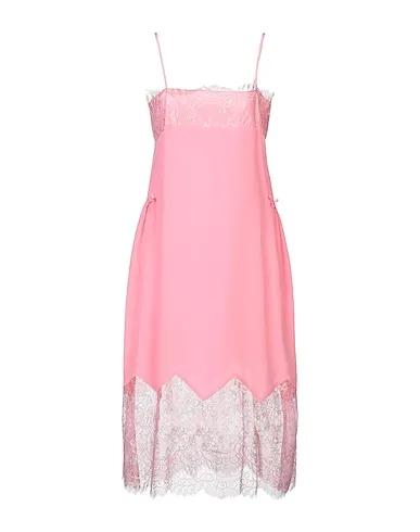 Pink Crêpe Midi dress