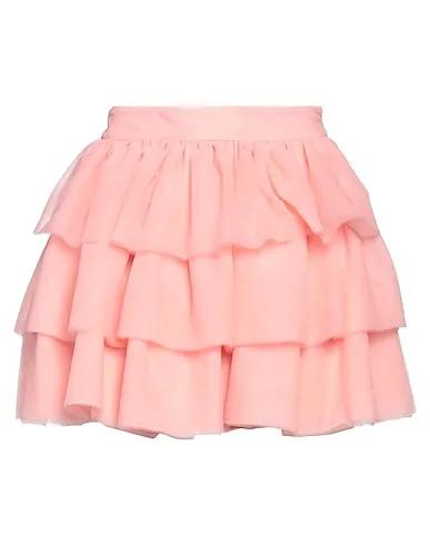 Pink Crêpe Mini skirt