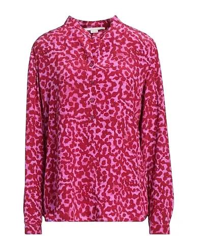 Pink Crêpe Patterned shirts & blouses