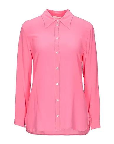 Pink Crêpe Silk shirts & blouses