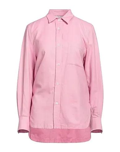 Pink Flannel Solid color shirts & blouses