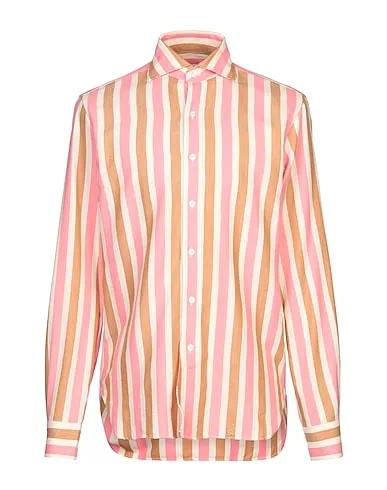 Pink Flannel Striped shirt