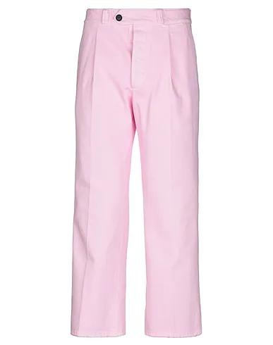 Pink Gabardine Casual pants