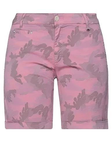 Pink Gabardine Shorts & Bermuda