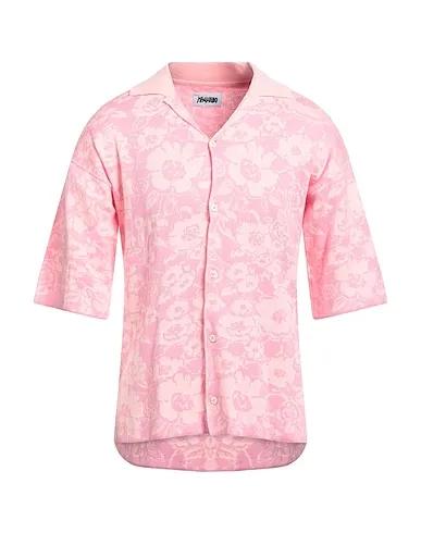 Pink Jacquard Patterned shirt
