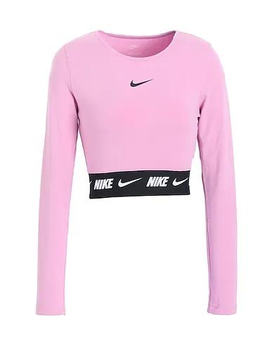 Pink Jersey Crop top W NSW CROP TAPE LS TOP
