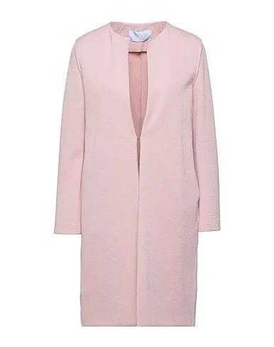 Pink Jersey Full-length jacket