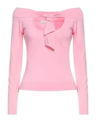Pink Jersey Off-the-shoulder top
