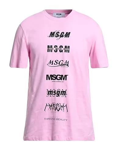 Pink Jersey Oversize-T-Shirt