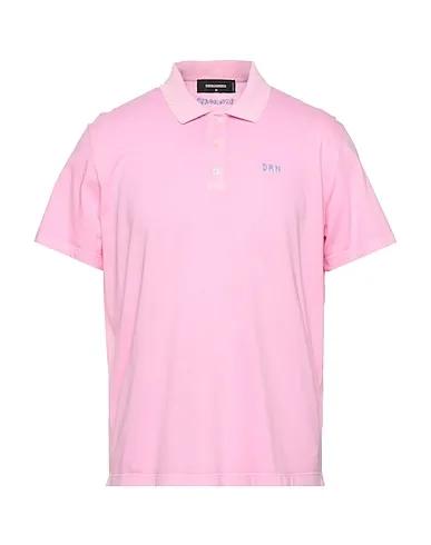 Pink Jersey Polo shirt