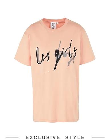 Pink Jersey T-shirt SCRATCHY PRINT T-SHIRT
